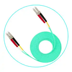 Fabricantes Suministro OM3 Cable de conexión de fibra óptica SC UPC LC SM DX Cable de conexión de fibra óptica 1m
