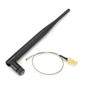 Antenna omnidirezionale di dipolo di 195mm 5GHz pieghevole Antenna di gomma 5dBi guadagno WiFi Antenna per ripetitore di rete - Product Image 2