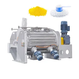 Chemical Plastic Resin Pigment Detergent Washing Powder Plough Shear 500 Liter Horizontal Plow Blender Powder Drying Mixer