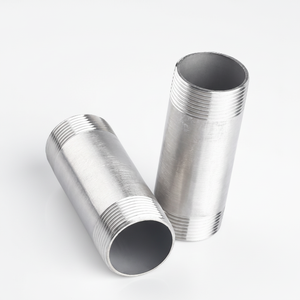 Connecteur de tuyau d'eau à double extrémité en acier inoxydable 304, filetage mâle, 1/2 ", 3/<span class=keywords><strong>4</strong></span> ", 1 ", <span class=keywords><strong>tube</strong></span> d'extension 200MM - Product Image 3