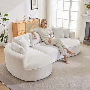 Últimas Novedades 2026, Sofás Esquineros Ahorradores de Espacio Personalizados de Alibaba con Bajo MOQ para Apartamentos Pequeños - Product Image 1