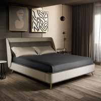 Lit king size cadre de luxe avec rangement lits en bois draps king-size modernes super ensemble de meubles de chambre lit king size