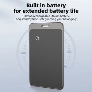 Traceur et localisateur intelligent étanche pour iOS et Android, compatible avec la fonction Localiser (Find My) pour cartes Bluetooth, dispositif anti-perte pour suivi Bluetooth - Product Image 1