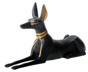 Piccola Statua Egizia di Anubi - Figurina Scultura Modello <span class=keywords><strong>Egiziano</strong></span> - Product Image 1