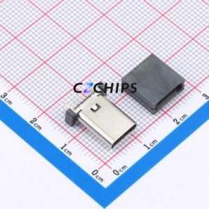 HX-TYPE-C 16P 180 LC-A H13.0 USB Connector Through hole Component (THT) Connector Type-C Female Through Hole 16P - Product Image 1
