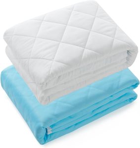 Aosen Coussinets absorbants lavables 34x36 pouces, 4 couches, imperméables, haute absorption, protection anti-fuites pour l'incontinence, durables et réutilisables - Product Image 1