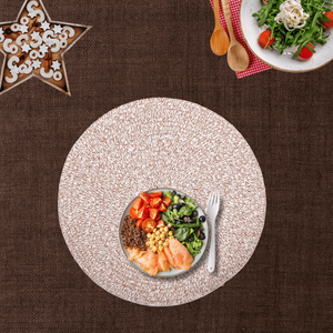 Wholesale Paper-Cotton Blend Round Woven <b>Placemats</b> - Eco-Friendly <b>Table</b> Mats <b>for</b> Dining & Decor - Product Image 1