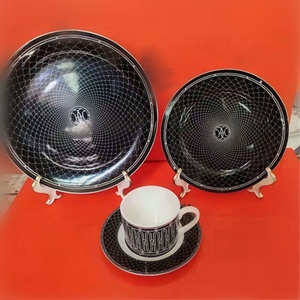 High Quality Bone China Tea <b>Set</b> 4pcs Wholesale <b>Ceramic</b> Cup Dishes Plates <b>Sets</b> - Product Image 1