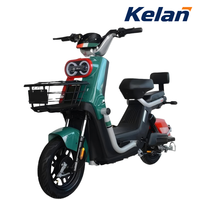 Moped électrique 500W directement de l'usine en Chine, longue autonomie, batterie amovible, vélo électrique intelligent pour adultes avec cadre en acier 60V