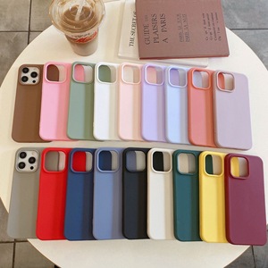 Funda de TPU Color Caramelo para iPhone 17, Antigolpes, Cubierta Simple de Color Sólido para 16 Pro Max - Product Image 2