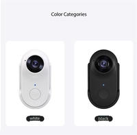 Caméra pour animaux de compagnie, collier de chien Cat Cam 1080P avec clip d'écran poitrine corps caméra pouce enregistreur pour animaux de compagnie