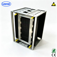 Leenol Support de stockage antistatique pour cartes PCB SMT, à distance de fente réglable, pour diverses tailles de cartes PCB