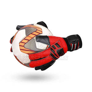 Guantes de portero de entrenamiento de dedos completos de la mejor calidad Guantes de fútbol de cuero de alta calidad hechos a medida recién llegados - Product Image 4