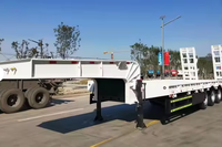 Fournisseur chinois de semi-remorque surbaissée à 3/4/5 essieux, capacité 80 tonnes, pour charges lourdes, remorque de camion surbaissée, semi-remorque surbaissée, caminhão de reboque