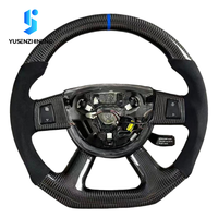 Volante de Fibra de Carbono Personalizado para Jeep Grand Cherokee SRT8 Wrangler Jk Compass Rubicon Sahara 2008 2011 2012 2013 2014 2015