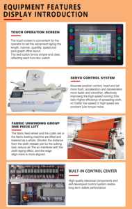 Nouvelle machine <span class=keywords><strong>à</strong></span> étaler le tissu automatique Xiaomai X6 Series, largeur 160-310 cm, haute vitesse, pour usine de confection - Product Image 3