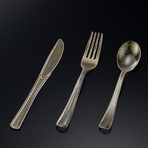 Ưa thích hiện đại dùng một lần dao kéo thân thiện với môi nhựa dao dĩa thìa cho Đảng/đám cưới - Product Image 3