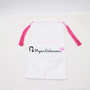 Personalizado logotipo privado pestañas bolsa <span class=keywords><strong>de</strong></span> cordón <span class=keywords><strong>de</strong></span> satén <span class=keywords><strong>de</strong></span> <span class=keywords><strong>seda</strong></span> bolsas pestañas regalos pelo bolsa <span class=keywords><strong>de</strong></span> almacenamiento - Product Image 5