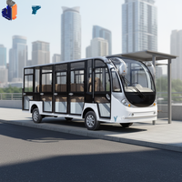Nouveau bus de luxe 2026, design coloré, 14 places, disponible en stock pour la vente