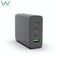 Gan Charger 100W 3C 1A 20V 5A Pd Oplader Voor Macbook Etl Pse Ce Rohs Gecertificeerd
