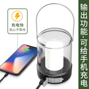 Nueva Linterna LED Recargable para Camping, Portátil, de Emergencia, para Tiendas de Campaña, Luz Blanca Cálida, 1200 mAh, 2400 mAh - Product Image 4
