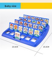 Juego de Mesa Guess Who, Juego de Cartas Interactivo Familiar Educativo, Juego de Mesa Lógico para Niños, Juguetes para Fiestas de Padres e Hijos
