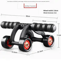 Roue abdominale à quatre roues de type grenouille en ABS, équipement d'exercice à domicile pour la réduction du ventre, unisexe