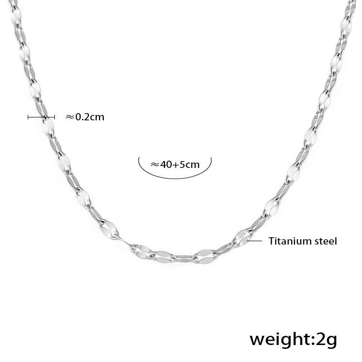 Silver Lana Chain Necklace