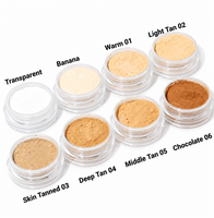 Poudre libre pour carnations du Moyen-Orient, fini mat doux, longue tenue, poudre fixatrice translucide, nuances bronzées banane