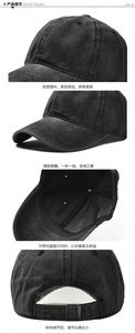 Gorra de Béisbol Personalizada con Bordado de Logotipo, Gorra de Béisbol de Algodón Desgastado de Calidad, Gorras Estilo 3D, Gorra Deportiva para Hombre - Product Image 4