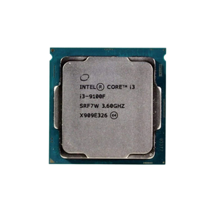 Procesador I3-9100F, 4 Núcleos, 4 Subprocesos, 3.60GHz Base, 4.20GHz LGA 1151, 6MB, 65W TDP, Escritorio, 64 Bits, I3-9100F, 4 Núcleos, 4 Subprocesos - Product Image 1