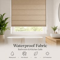 Persianas Romanas Inalámbricas Personalizadas, Fabricante OEM ODM, Cortinas Opacas para Ventanas, Persianas Romanas Seguras para Niños, Venta al por Mayor para Proyectos Hoteleros