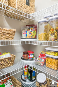 Adjustable Welded Wire Shelving System Walk-in Closet Organizer, Steel Wire Shelf Hanging Wardrobe Storage <b>Rack</b> for Bedroom Clos - Product Image 4