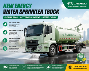 Camión de Limpieza de Carreteras Eléctrico de Alta Presión con Batería CATL, Vehículo de Limpieza con Rociador de Agua, en Venta - Product Image 1