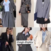Tissu pour veste de travail, pantalon de costume pour homme, jupe plissée, tissu d'uniforme, tissu pour femme printemps-automne, liquidation à prix réduit