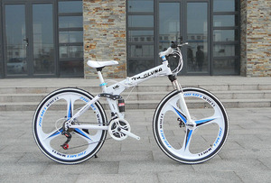 Vélo de montagne pliable personnalisé en gros OEM vélo à suspension intégrale avec cadre en acier au carbone pour adulte - Product Image 2