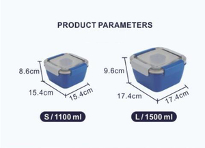 Loncheras Bento Portátiles de Plástico PP de Grado Alimenticio al por Mayor, con Diseño de Doble Nivel Hermético, Aptas para Calentar y Libres de BPA, para Almacenamiento y Viajes - Product Image 6