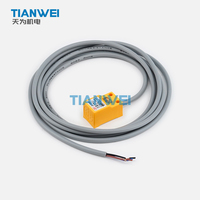 Capteur de proximité inductif carré TPC PROSENSOR JD-1705E1, distance de détection de 5 mm, NPN NO, 10-30 VDC, IP67, pour la détection d'objets métalliques