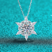 Pendentif hexagonal en argent S925 entièrement serti de moissanite, collier personnalisé tendance, bijoux de mariage pour femmes, cadeau
