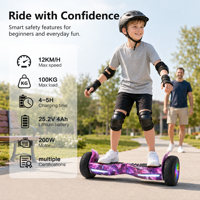 Trottinettes Électriques et Hoverboards Personnalisés en Gros à Bas Prix avec Lumières LED, 8,5 pouces, Tout-Terrain, 2 Roues, Auto-Équilibrés