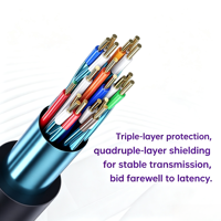 Cable de TV de Alta Definición 4K DENIXI Versión 2.0 - Cable de Conexión para Monitor de Computadora con Revestimiento de PVC, Plug-and-Play, 60Hz