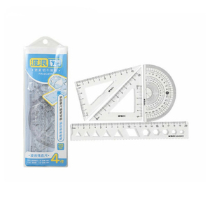Nhà Máy Bán Hàng Trực Tiếp Văn Phòng Phẩm Thiết Lập Cho Đo Cụ Thiết Lập Với Tam Giác Ban Thước Đo Thước Cho Đơn Giản <span class=keywords><strong>Math</strong></span> Set - Product Image 6