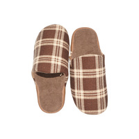 Nouvelles pantoufles d'intérieur transfrontalières automne-hiver à semelle épaisse, fourrées, à bout fermé, antidérapantes, avec doublure en peluche pour plus de chaleur