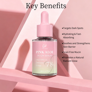 Suero <span class=keywords><strong>de</strong></span> Aloe Rosa <span class=keywords><strong>de</strong></span> Marca Privada, Fórmula Hidratante y Blanqueadora al 78%, Acabado No Pegajoso, Efecto Luminoso, Ampolla para Rostro y <span class=keywords><strong>Cuerpo</strong></span> - Product Image 5