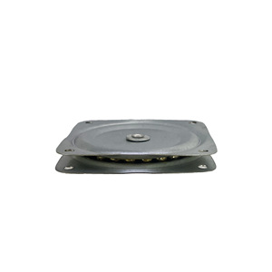Furniture Caster 3 Inch Square Galvanized Steel Swivel <b>Plate</b> Mount Plain Bearing Industrial Design Display <b>Rack</b> Tv Cabinet Use - Product Image 3