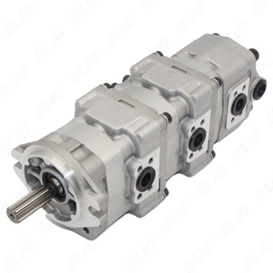 Pompe à engrenages hydraulique WA250L1C 705-56-36040, unité pilote d'huile pour chargeuse sur pneus, pompe à engrenages à huile WA150-5R 705-56-34690, triple pilote hydraulique - Product Image 1