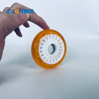 Roues lumineuses LED magnétiques sans batterie, conformes aux normes d'exportation, en PU, couleur/taille personnalisables, durables, imperméables, légères et respirantes pour roller