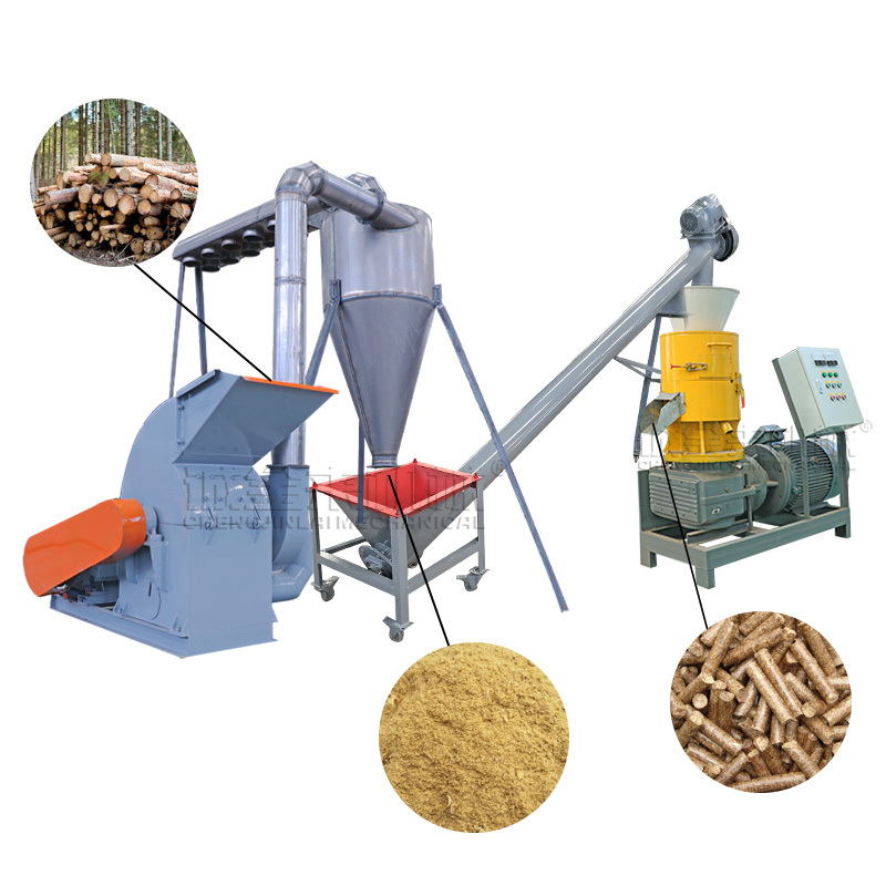 1 2t h Wood Crusher Machine