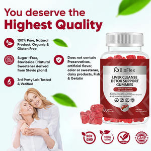 Complément alimentaire à base de plantes <span class=keywords><strong>pour</strong></span> la détoxification du foie, gommes à l'extrait de chardon-marie au <span class=keywords><strong>charbon</strong></span> de bois activé, marque privée OEM, <span class=keywords><strong>pour</strong></span> adultes et adolescents - Product Image 6