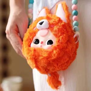 Authentique Baby Three Take Me Out Porte-clés en peluche avec visage en émail et pochette zippée, Boîte mystère, Cadeau - Product Image 6